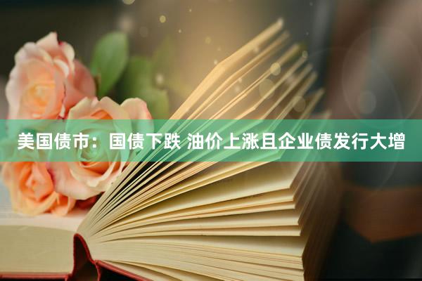 美国债市：国债下跌 油价上涨且企业债发行大增