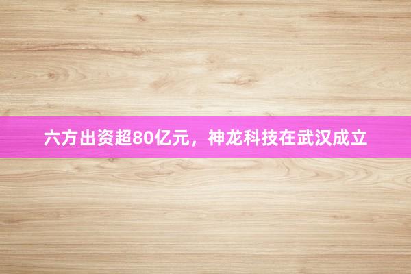 六方出资超80亿元，神龙科技在武汉成立