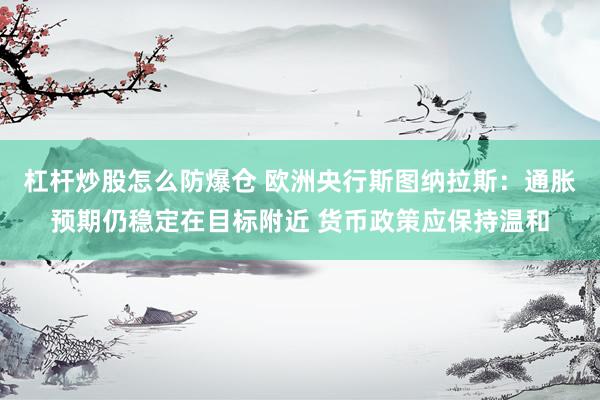 杠杆炒股怎么防爆仓 欧洲央行斯图纳拉斯：通胀预期仍稳定在目标附近 货币政策应保持温和